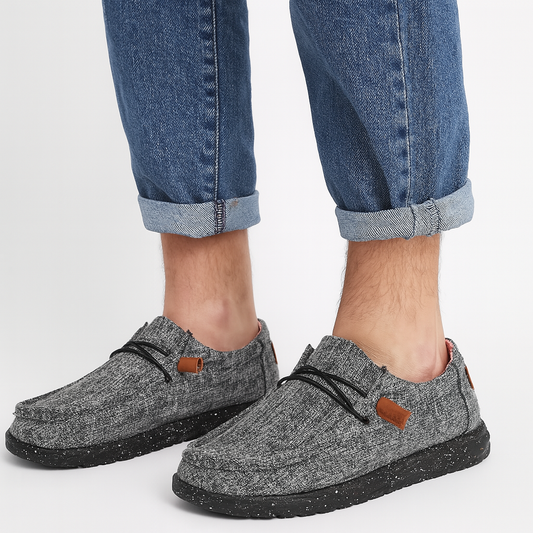 Herren Freizeitslipper – Bequeme Canvas Loafer für Alltag & Freizeit