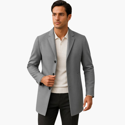 Herren Klassischer Frühlings-Mantel – Eleganter Business- und Freizeit-Look