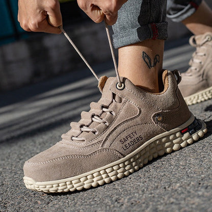 Herren Orthopädische Sicherheitsschuhe – Sportlicher Arbeitsschuh für Baustelle & Alltag