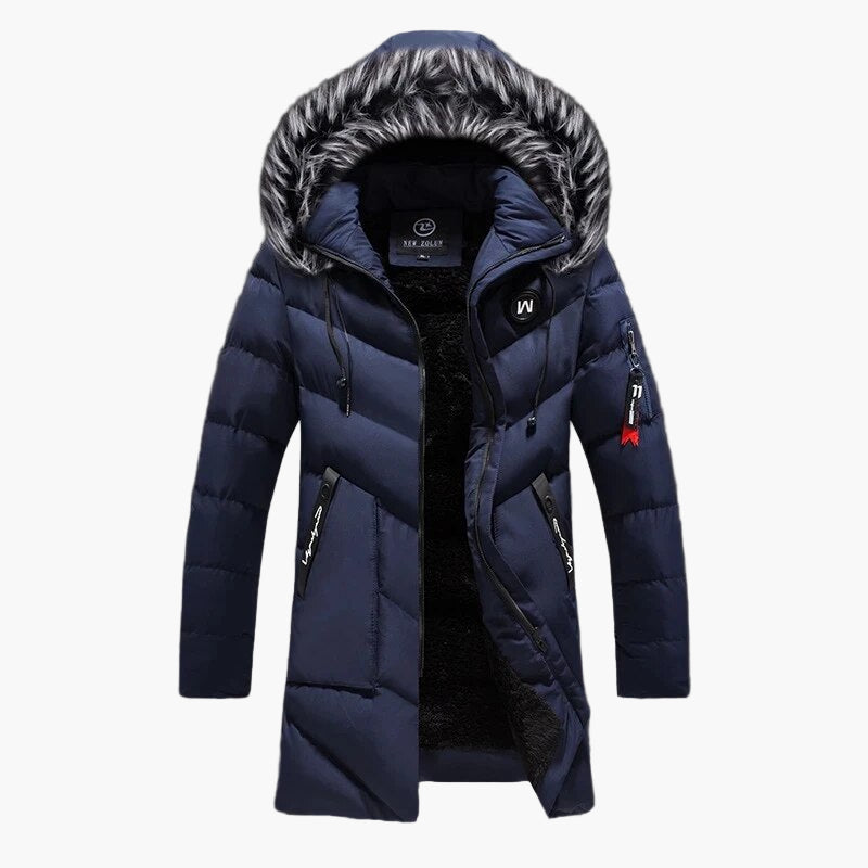 Herren Winter Parka mit Kapuze – Warme Steppjacke für kalte Tage, modischer Outdoor-Mantel
