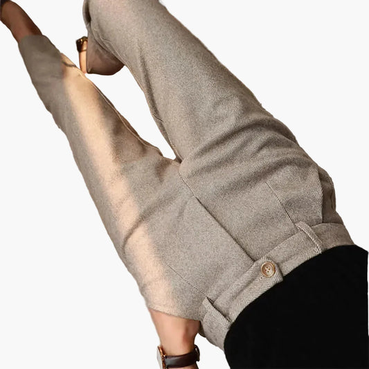 Damen Elegante Businesshose – Klassische, Schmal Geschnittene Anzughose für Büro & Alltag