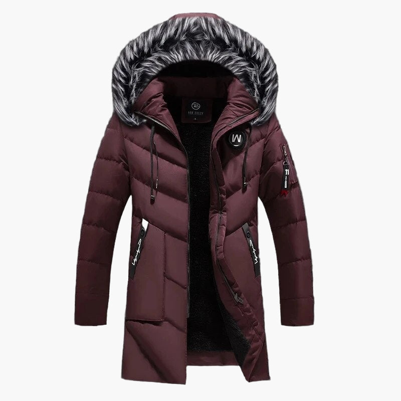 Herren Winter Parka mit Kapuze – Warme Steppjacke für kalte Tage, modischer Outdoor-Mantel