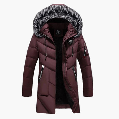 Herren Winter Parka mit Kapuze – Warme Steppjacke für kalte Tage, modischer Outdoor-Mantel