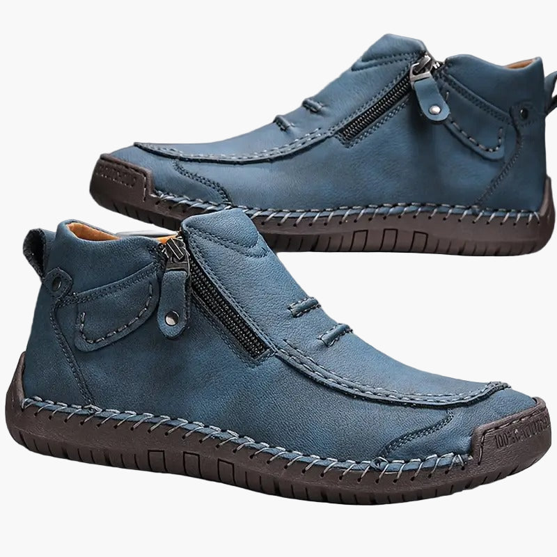 Herren Freizeitschuhe mit Reißverschluss – Bequeme Alltagsschuhe im modernen Stil