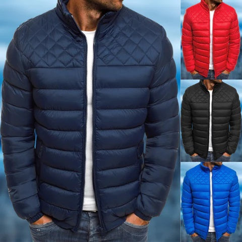 Herren Steppjacke Outdoor Winddicht & Wasserdicht – Sportlicher Allrounder für jede Wetterlage