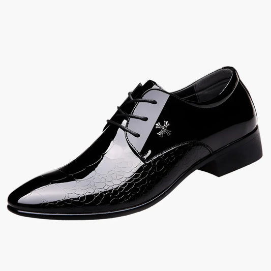 Herren Oxford Businessschuhe – Elegante Spitzkappe für formelle Anlässe & Hochzeiten