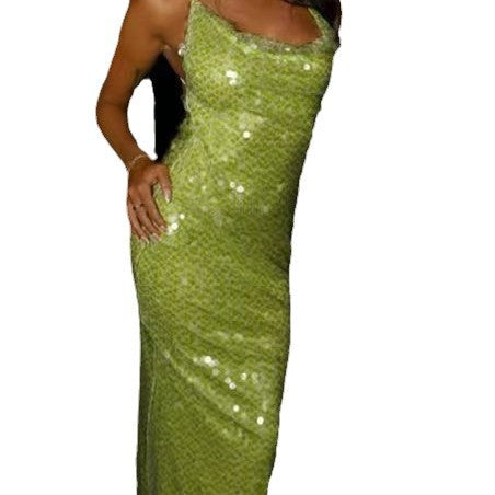 Sophie – Funkelndes Trägerloses Langkleid mit Pailletten