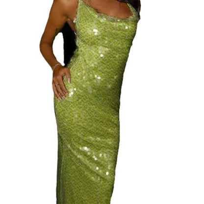 Sophie – Funkelndes Trägerloses Langkleid mit Pailletten