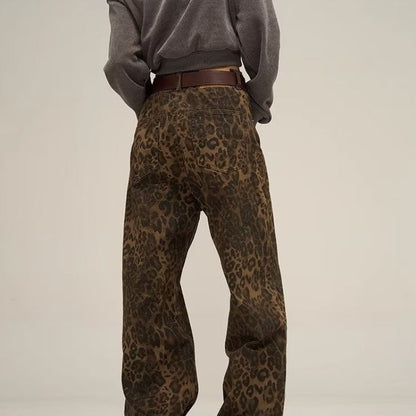 Kelly - Damenjeans Mit Leopardenmuster