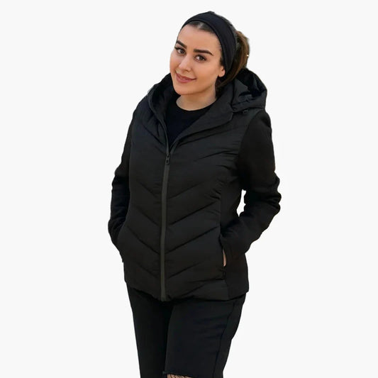 Damen Kapuzen-Steppjacke für Alltag und Outdoor – Regular Fit, modisch und vielseitig