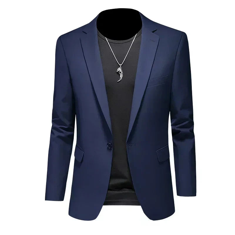 Herren Modernes Slim Fit Sakko – Elegantes Freizeit & Business Blazer Jacket