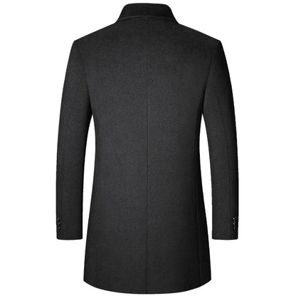 Herren Mantel im koreanischen Stil – Eleganter Trenchcoat für Alltag und Business