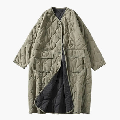 Damen Steppmantel Übergangsjacke mit Taschen – Lässiger Komfort für Alltag und Freizeit