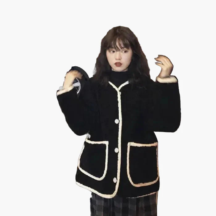 Damen Oversize Freizeitjacke im modernen Streetstyle – Herbst & Winter Übergangsjacke