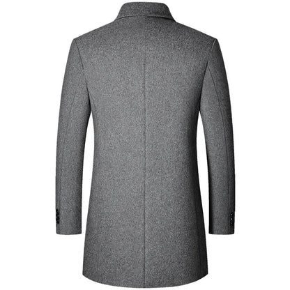 Herren Mantel im koreanischen Stil – Eleganter Trenchcoat für Alltag und Business