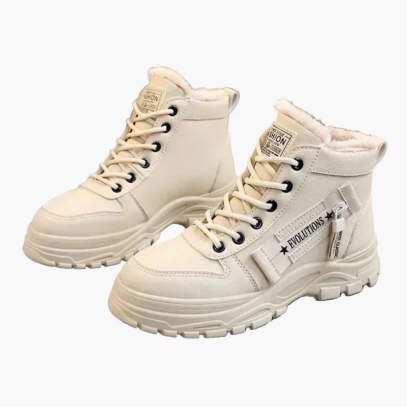 Damen Winter High-Top Sneaker Warm Gefüttert Outdoor Freizeit Schuhe