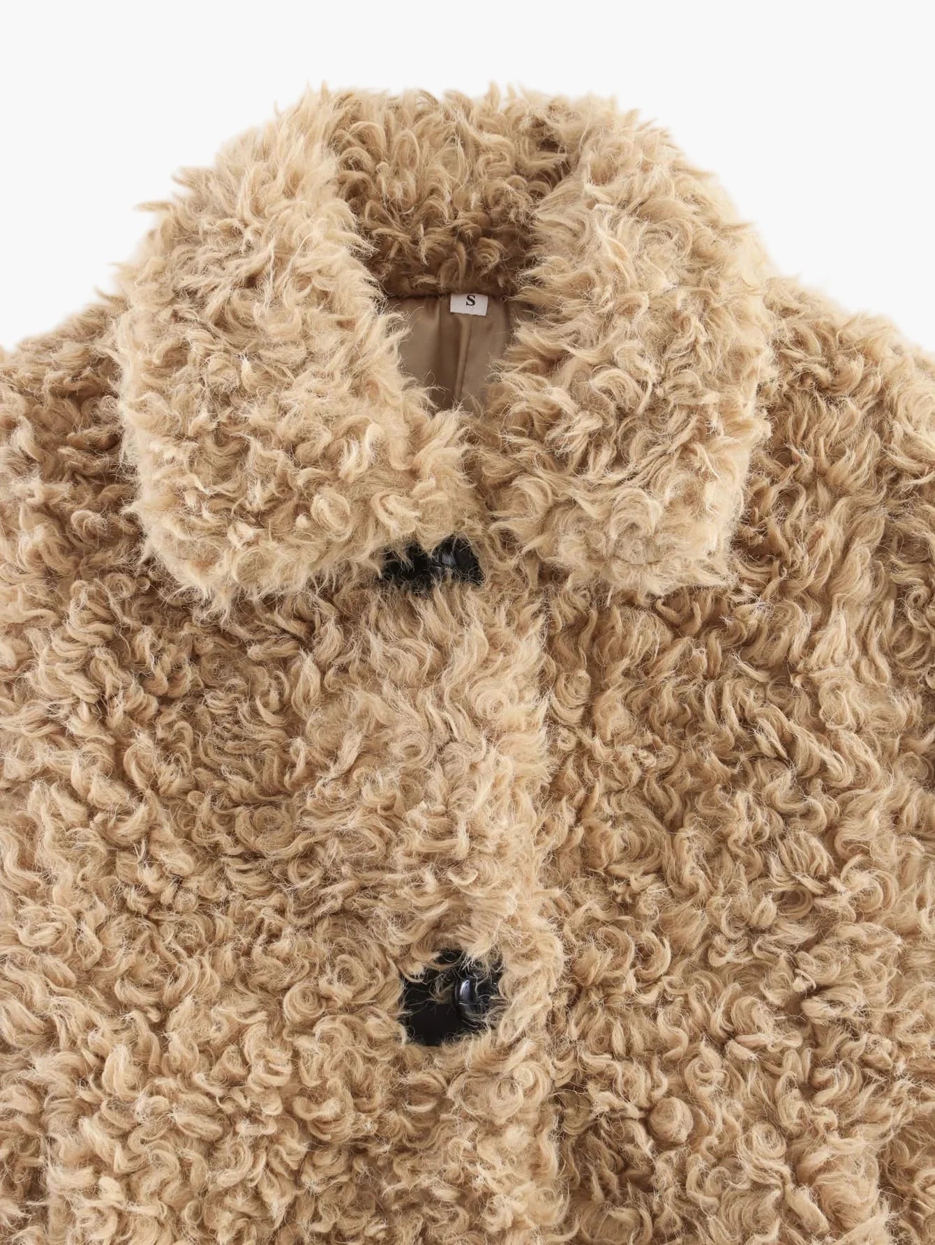 Damen Trendige Teddyfell Kurzjacke für Herbst und Winter – Modischer Freizeitstil