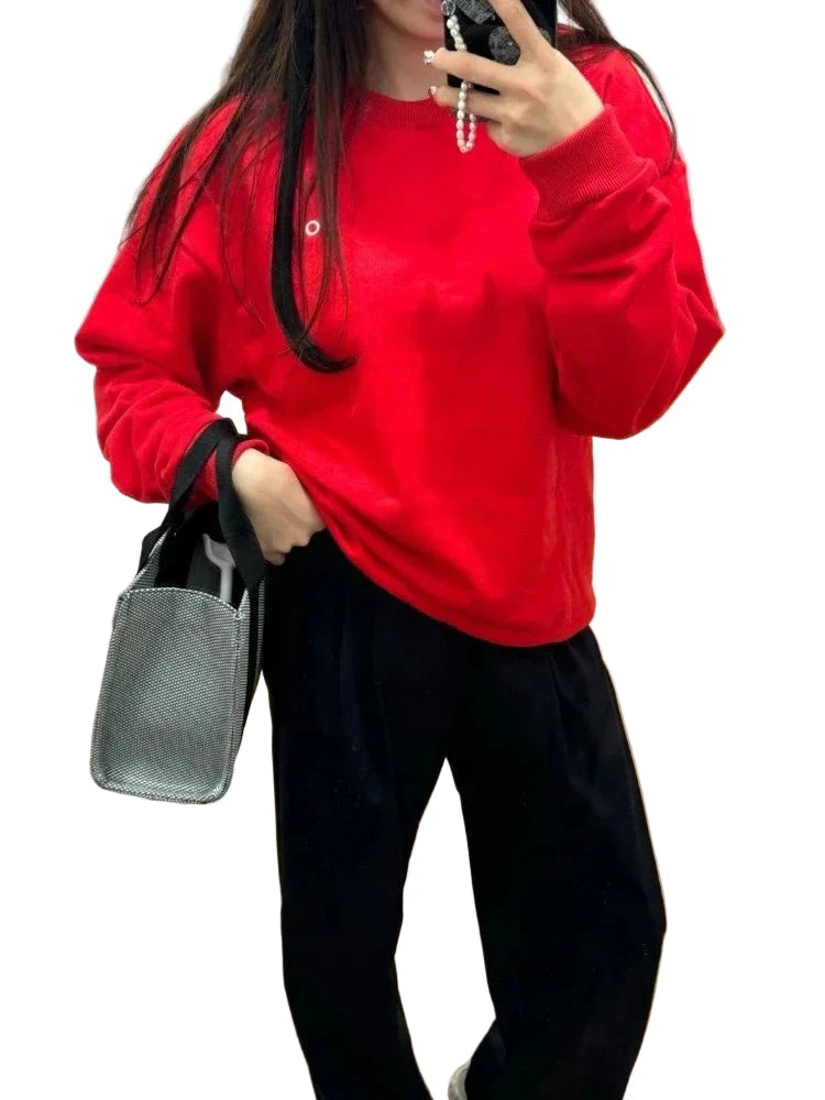 Damen Oversize Sweatshirt für Freizeit und Sport – Lockerer Stil