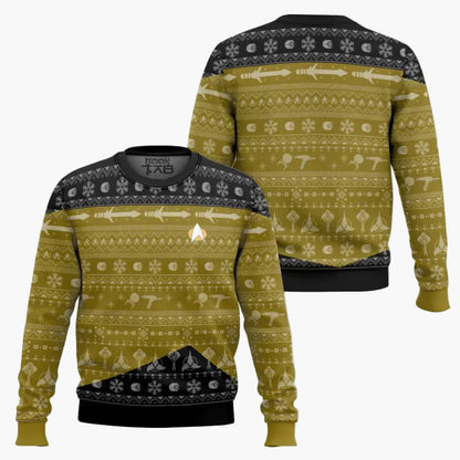 Herren Star Trek Pullover – Geek Weihnachts-Sweatshirt für Fans, Winter Freizeit
