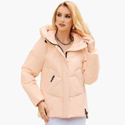 Damen Winter Steppjacke mit Kapuze – Modische Outdoorjacke für Alltag und Freizeit