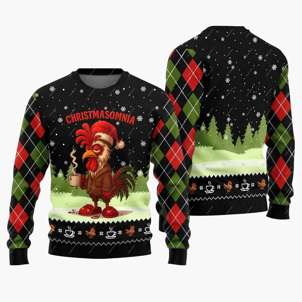 Herren Lustiger Weihnachtspullover Jingle Balls – Ugly Christmas Sweater für Männer, Party & Festtage