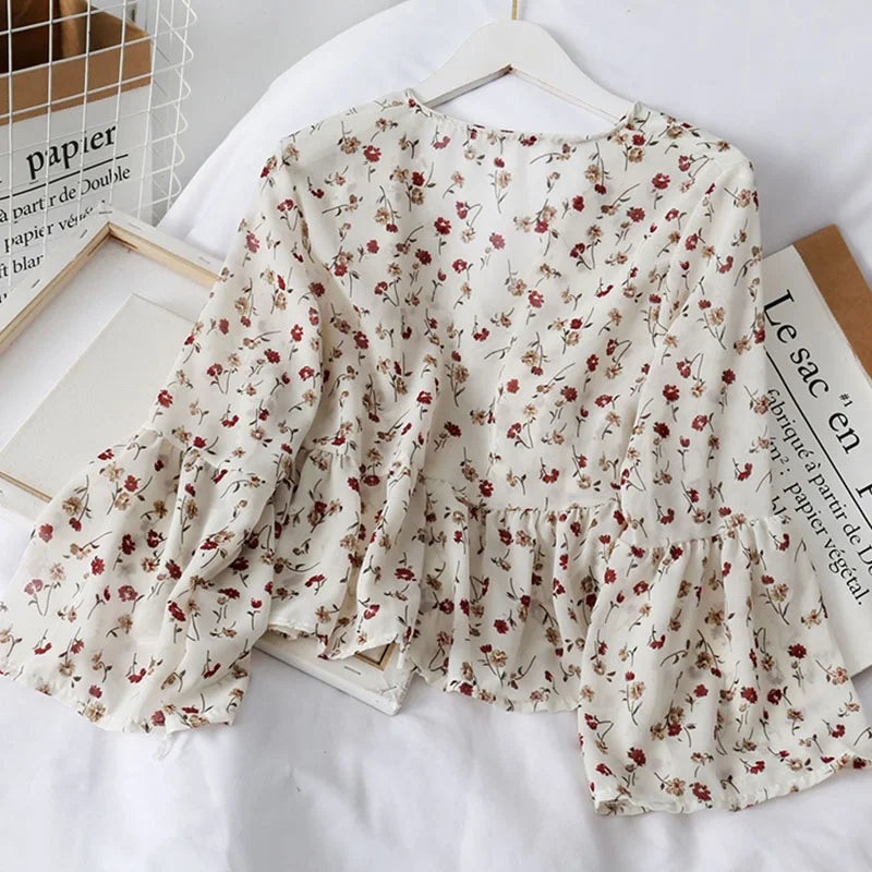 Chloé - Vintage Chiffon Lose Bluse