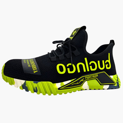 Herren Sicherheits-Arbeitsschuhe mit Stahlkappe – Sportlicher Komfort für Bau & Outdoor