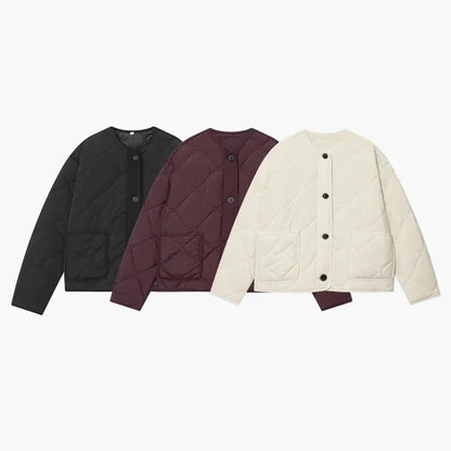 Damen Steppjacke Freizeit Klassisch Übergangsjacke Komfortabel