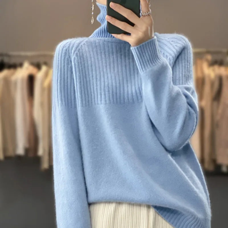 Rosalind - Trendiger Rollkragenpullover Für Damen