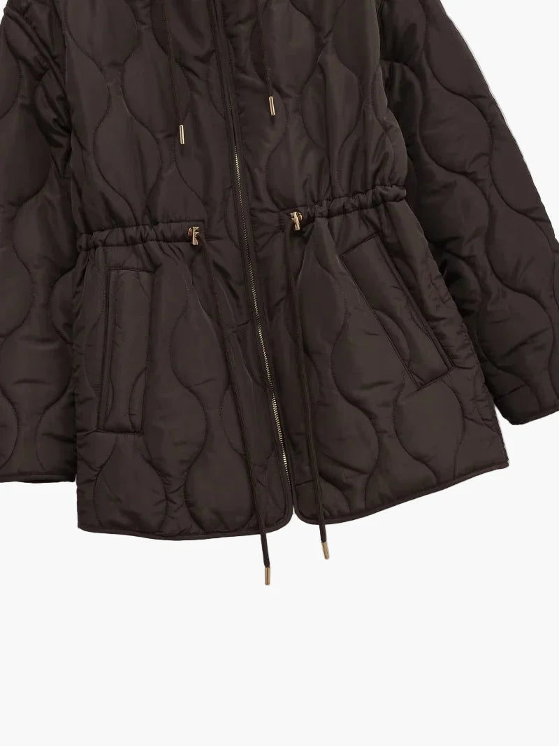 Damen Steppjacke mit Kapuze – Modische Übergangsjacke für Alltag und Outdoor