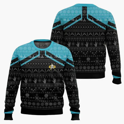Herren Star Trek Pullover – Geek Weihnachts-Sweatshirt für Fans, Winter Freizeit