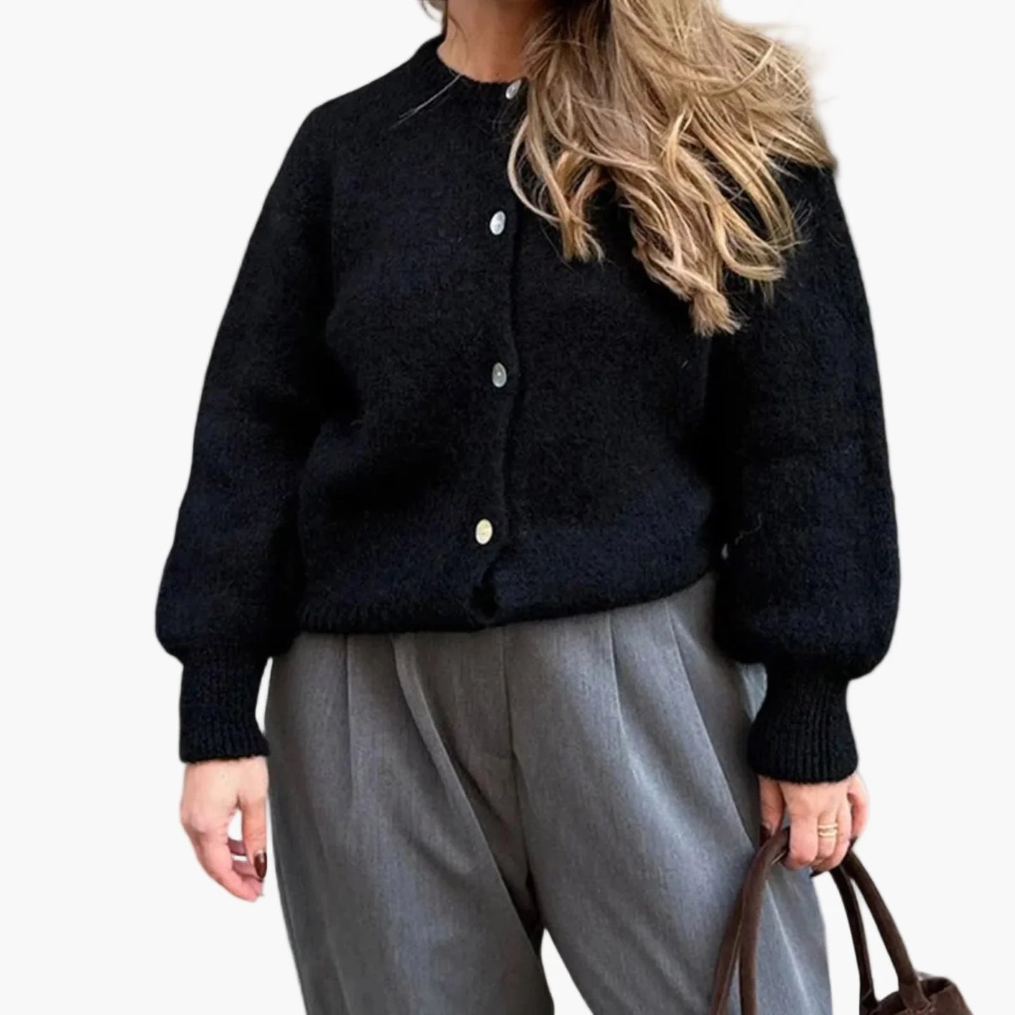 Damen Strickjacke im lässigen Stil für Alltag und Büro