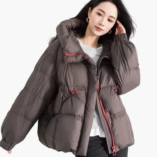 Damen Winter Steppjacke mit Kapuze – Modisch & Bequem für Alltag und Outdoor