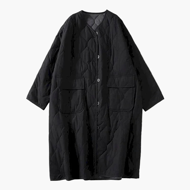 Damen Steppmantel Übergangsjacke mit Taschen – Lässiger Komfort für Alltag und Freizeit