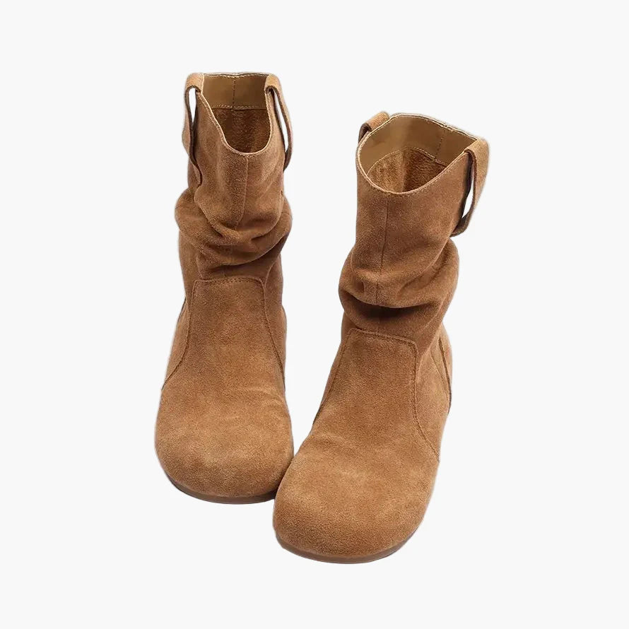 Damen Freizeitschuhe Stiefeletten Retro Stil Bequem für Alltag und Freizeit