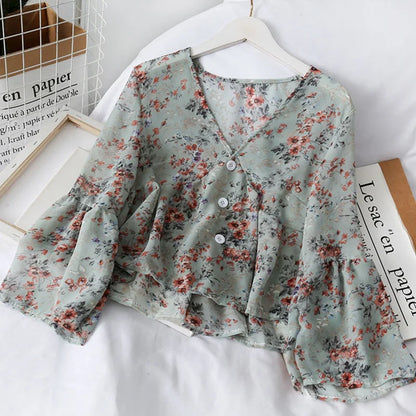 Chloé - Vintage Chiffon Lose Bluse