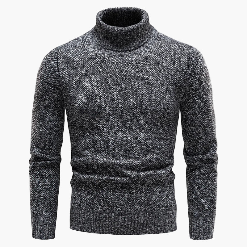 Herren Rollkragenpullover Klassisch Strickpullover Warm Freizeitmode