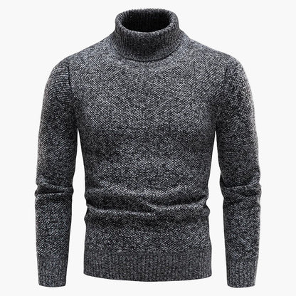 Herren Rollkragenpullover Klassisch Strickpullover Warm Freizeitmode