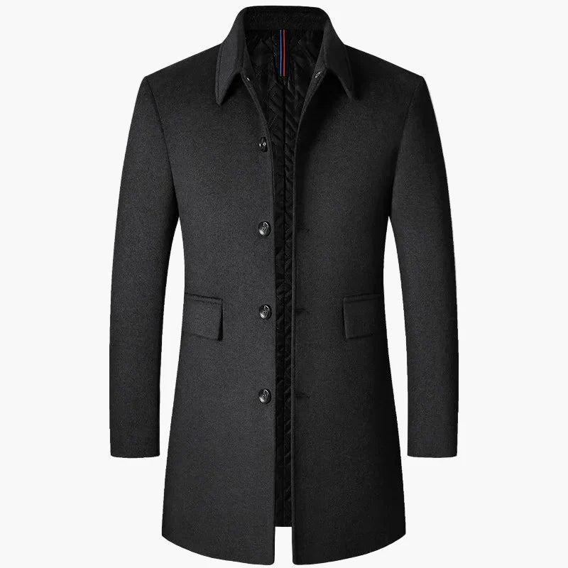 Herren Mantel im koreanischen Stil – Eleganter Trenchcoat für Alltag und Business