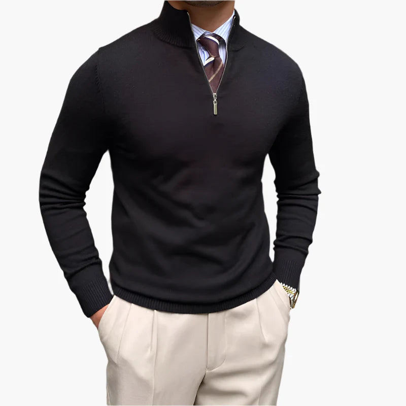 Herren Halbzip-Pullover – Eleganter Strickpullover für Business und Freizeit