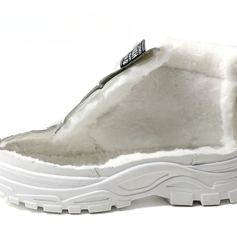 Damen Winter High-Top Sneaker Warm Gefüttert Outdoor Freizeit Schuhe