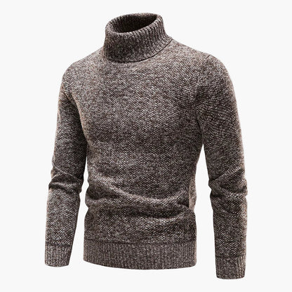 Herren Rollkragenpullover Klassisch Strickpullover Warm Freizeitmode