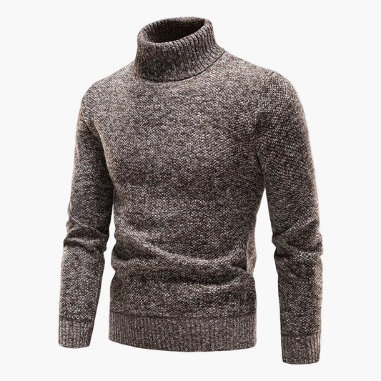 Herren Rollkragenpullover Klassisch Strickpullover Warm Freizeitmode