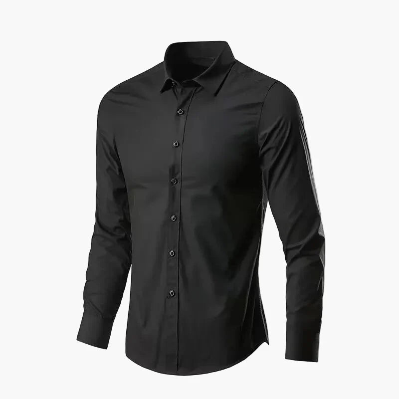 Herren Business Langarm Hemd – Elegantes Slim Fit Freizeithemd für Büro & Alltag