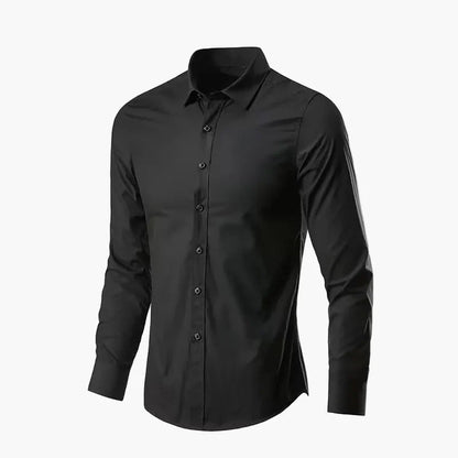 Herren Business Langarm Hemd – Elegantes Slim Fit Freizeithemd für Büro & Alltag