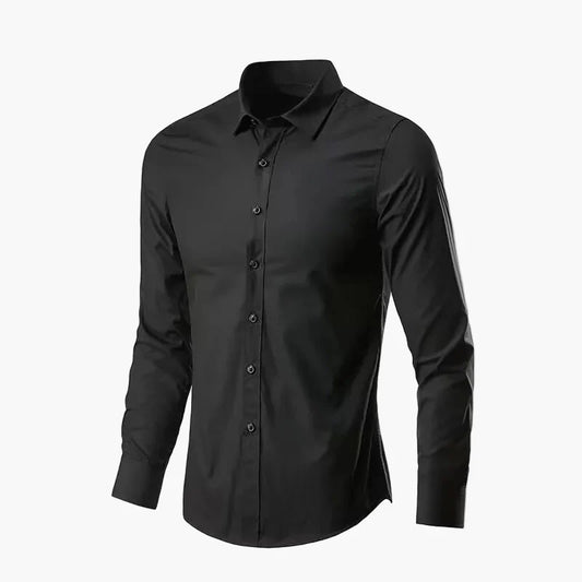 Herren Business Langarm Hemd – Elegantes Slim Fit Freizeithemd für Büro & Alltag