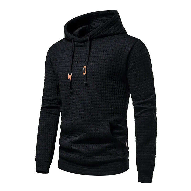 Samuel – Stilvoller Herren-Hoodie mit Farbblock-Patchwork