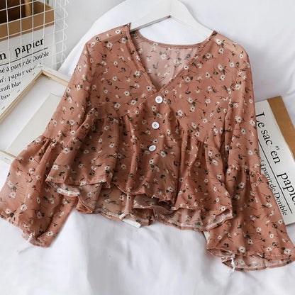 Chloé - Vintage Chiffon Lose Bluse