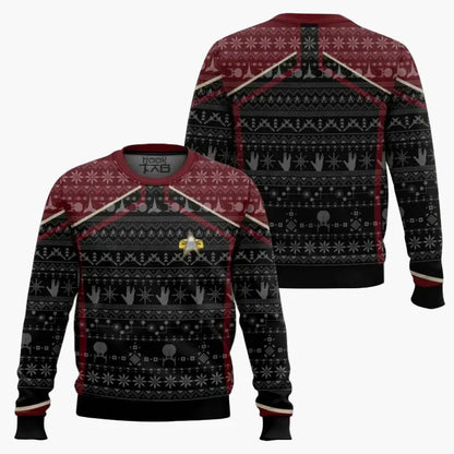 Herren Star Trek Pullover – Geek Weihnachts-Sweatshirt für Fans, Winter Freizeit