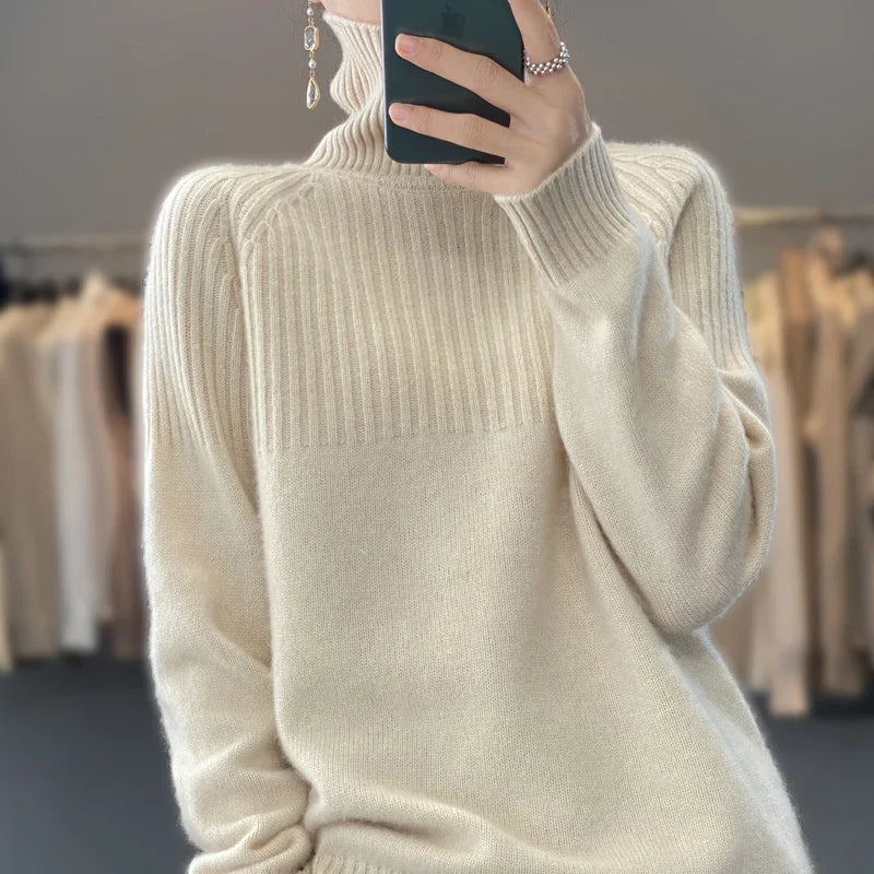 Rosalind - Trendiger Rollkragenpullover Für Damen